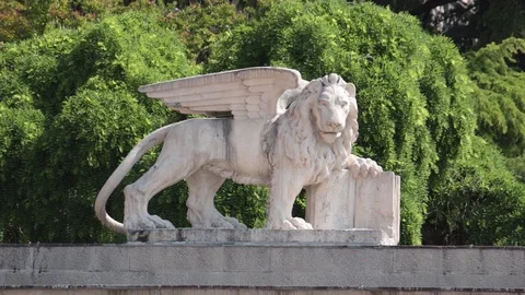 Lion of venice Stock Footage 76225584