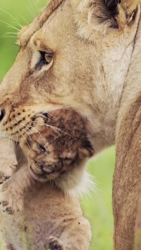 Lion in the wild Stock Footage 321259883