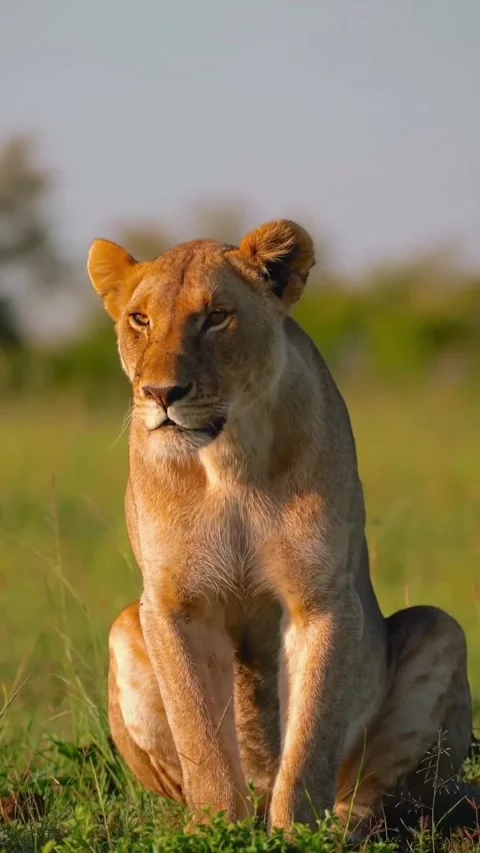 Lion in the wild Stock Footage 321750765