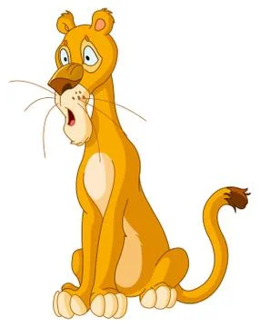 Lioness 스톡 일러스트