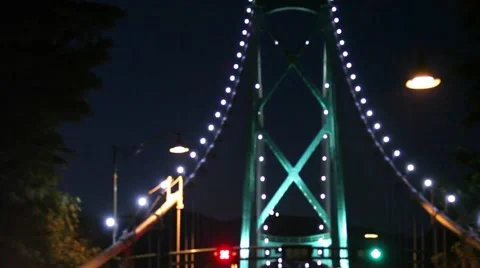 Lions gate bridge Stock Footage 47074761