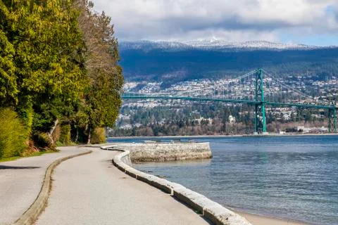 Lions gate bridge Stock Photos