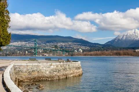 Lions gate bridge Stock Photos