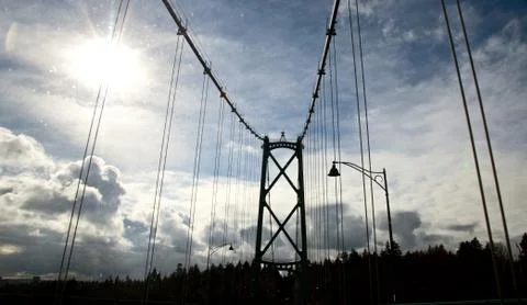 Lions Gate Bridge Stock Photos