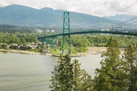 Lions Gate Bridge Stock Photos