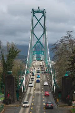 Lion's Gate Bridge Stock Photos