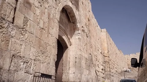 Lions' Gate - Jerusalem Vídeos de archivo 90871059