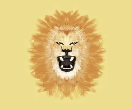 Lion's head Stock Illustration