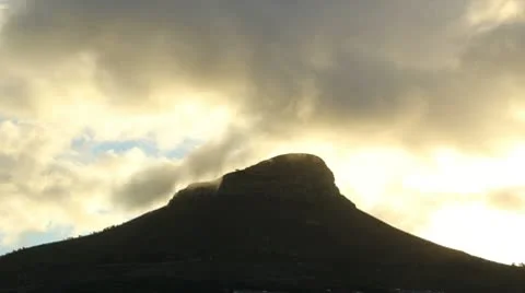 Lionshead Sunset Red Glow Video stock 10759859