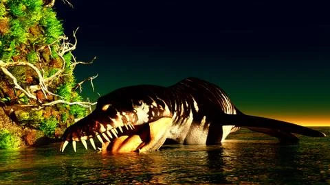 Liopleurodon Stock-Illustration