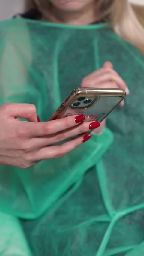 Lip augmentation procedure. Video stock 199957869