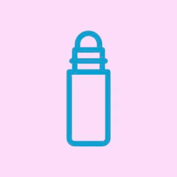 Lip gloss icon roll-on Stock Illustration