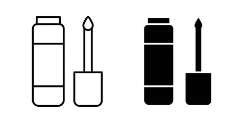 Lip gloss icon vector art Illustrations Stockillustratie