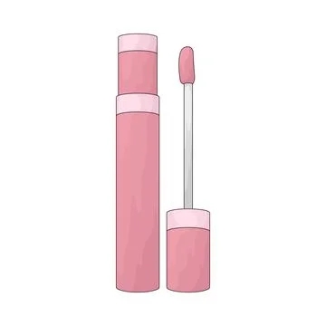 Lip gloss illustration Stock Illustration