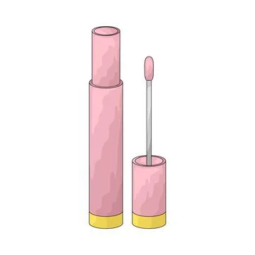 Lip gloss illustration Stock Illustration