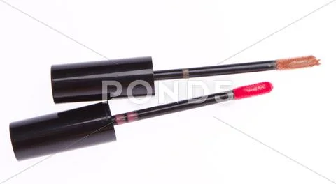 Lip gloss isolated Stock Photos