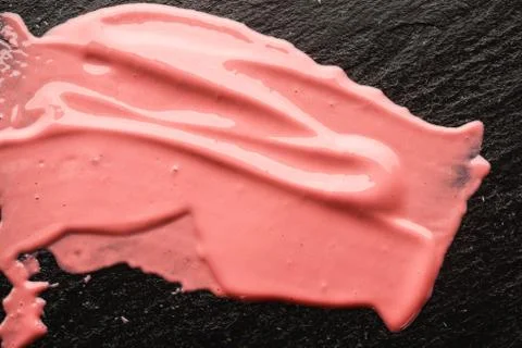 Lip gloss, texture Foto stock