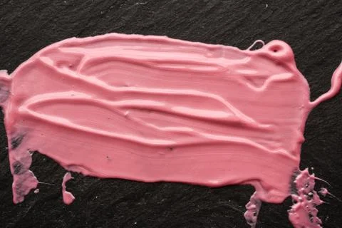 Lip gloss, texture Stock Photos