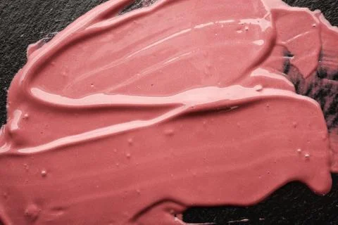 Lip gloss, texture Stock Photos