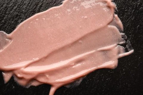 Lip gloss, texture Stock Photos