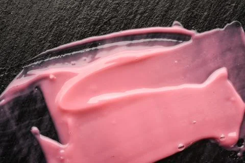 Lip gloss, texture Stock Photos