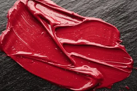 Lip gloss, texture Stock Photos