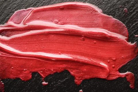 Lip gloss, texture Stock Photos