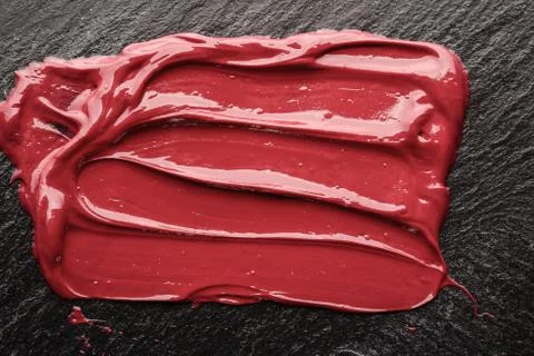 Lip gloss, texture Stock Photos