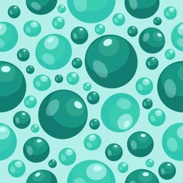 Lip pattern with abstract glass balls Stock Illustration