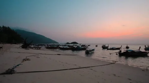 Lipe sunset Video stock 276423165