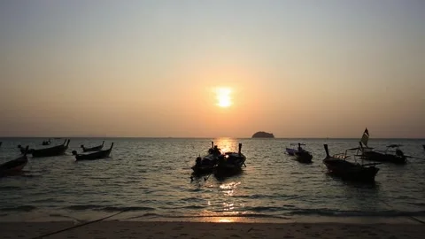 Lipe sunset Stock Footage 276423195
