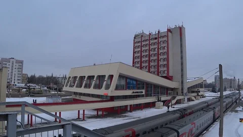 Lipetsk train station Stock Footage 88361324
