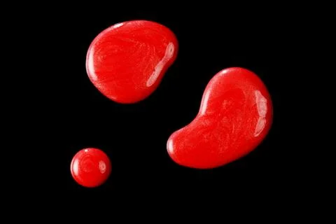 Lipgloss texture with black background Stock Photos