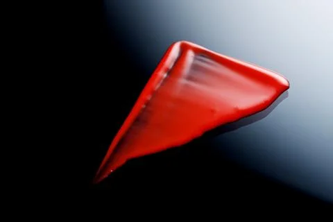 Lipgloss texture with black background Foto stock