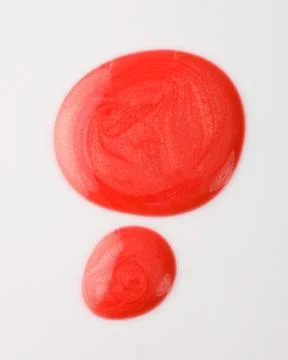 Lipgloss texture with white background Stock Photos