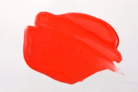 Lipgloss texture with white background Stock Photos