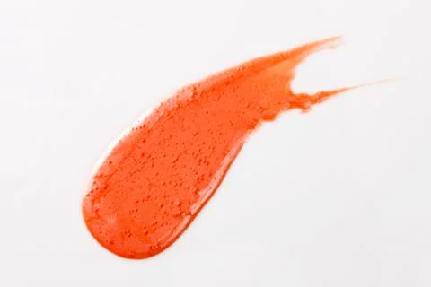 Lipgloss texture with white background Foto stock