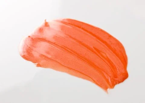 Lipgloss texture with white background Stock Photos