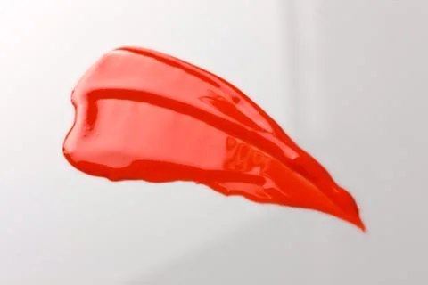 Lipgloss texture with white background Stock Photos