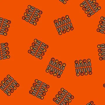 Lipid membrane biochemistry vector seamless pattern イラスト素材