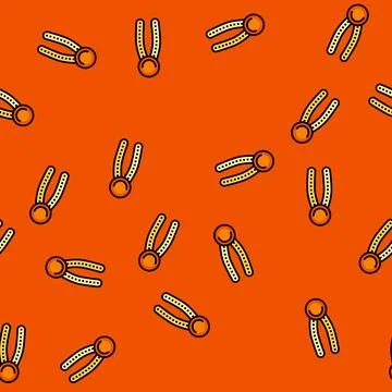 Lipids biochemistry vector seamless pattern イラスト素材