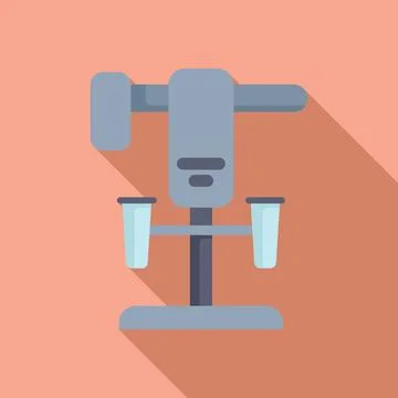 Liposuction procedure device icon flat vector. Healthy medicine Stock Illustration