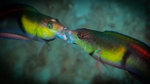 Lippfische Stock Photos