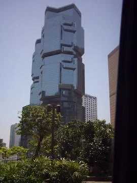 Lippo Centre  octagonal shape a twin tower, skyscraper Stock-Fotos