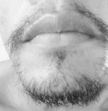Lips and mustache Stock Photos