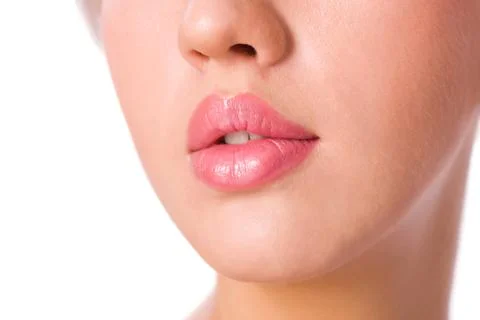 Lips close up Foto stock