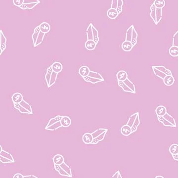 Lips cutting ache line vector seamless pattern 스톡 일러스트
