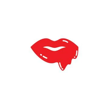Lips icon vector illustration design Stock Illustration