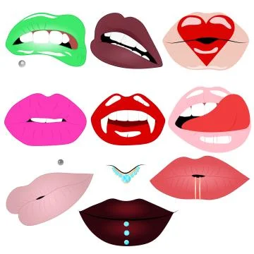 Lips Illustrazione stock