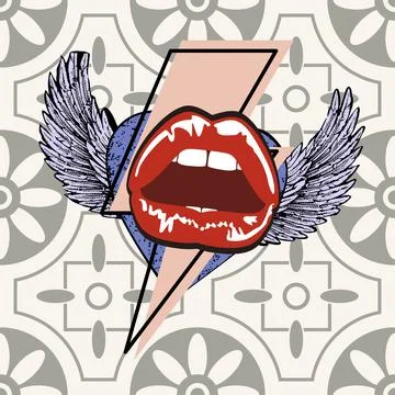 Lips Illustrazione stock
